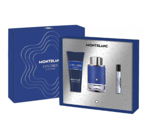 Mont Blanc Explorer Ultra Blue Gift Set