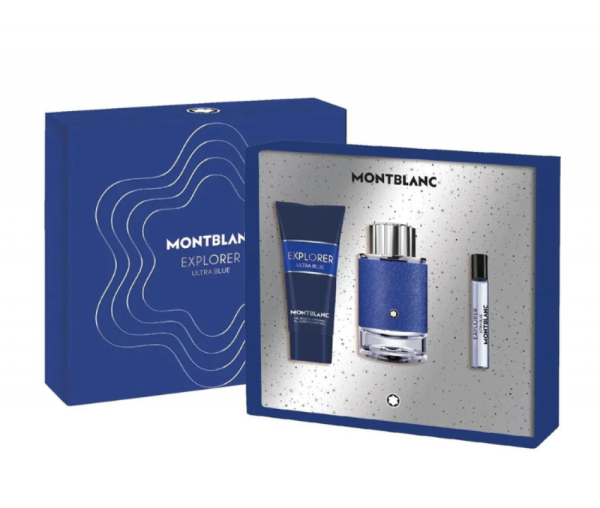 Mont Blanc Explorer Ultra Blue Gift Set
