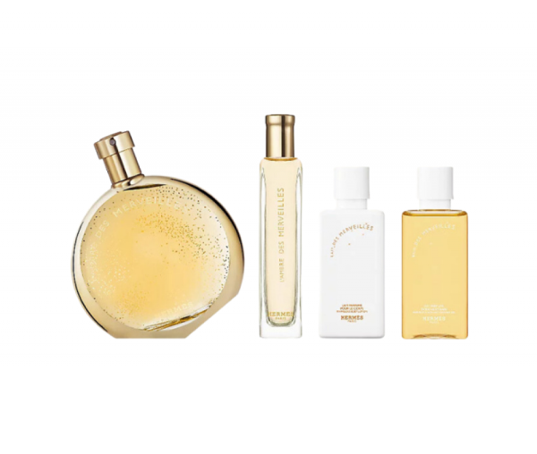 Hermès L’Ambre Des Merveilles Soie De Parfum Set
